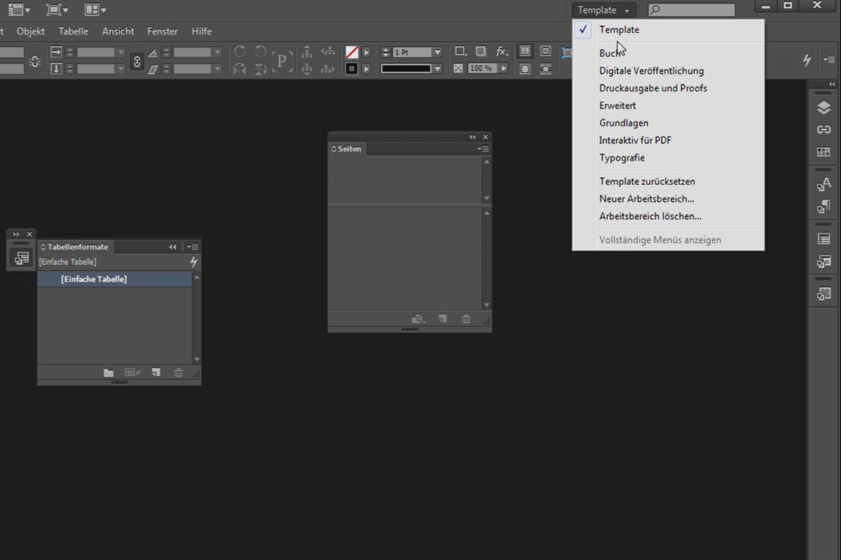 Grandes proyectos en Adobe InDesign - 2.01 - Crear espacio de trabajo
