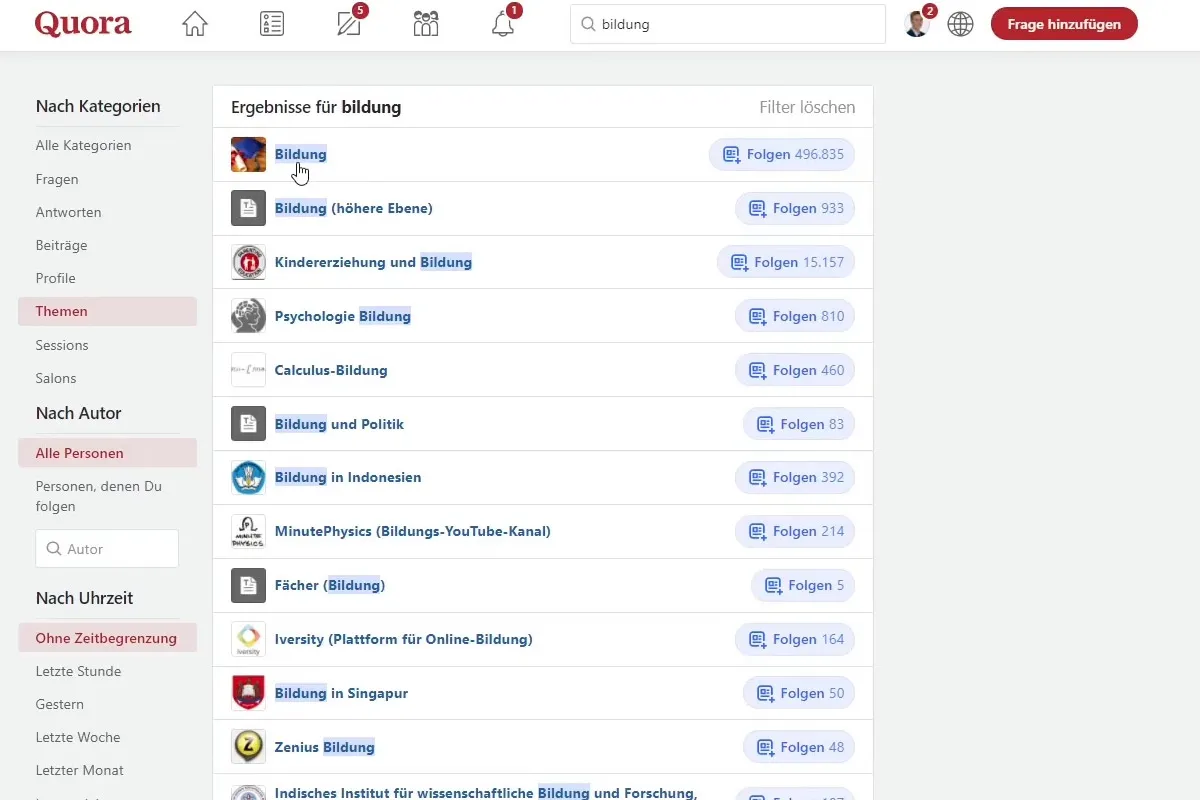 Marketing digitale con Quora: 4.3 | Trovare le parole chiave adatte