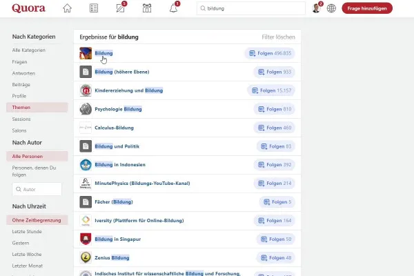 Marketing digitale con Quora: 4.3 | Trovare le parole chiave adatte