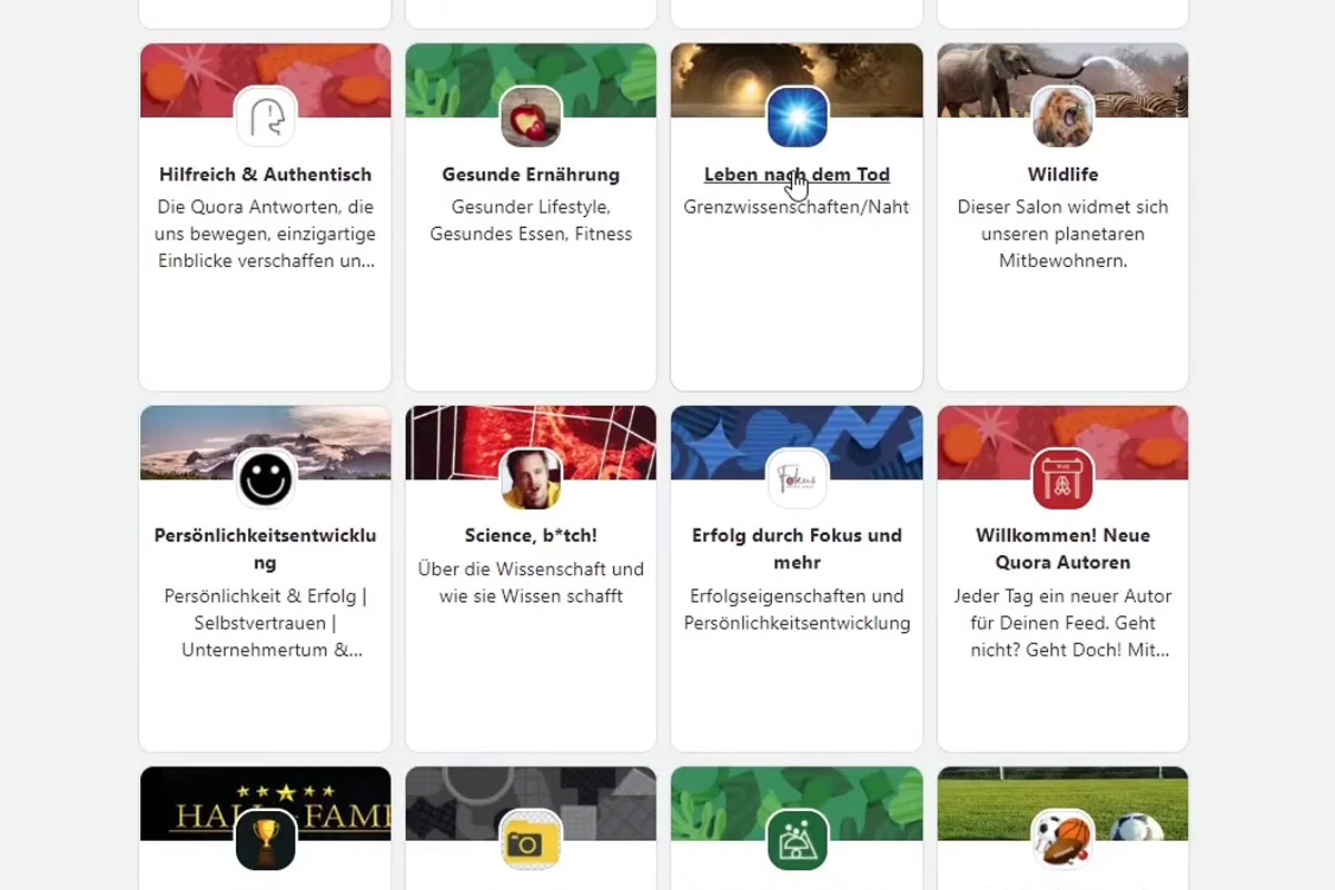 Digital marketing with Quora: 4.4 | Quora salons and the possibilities