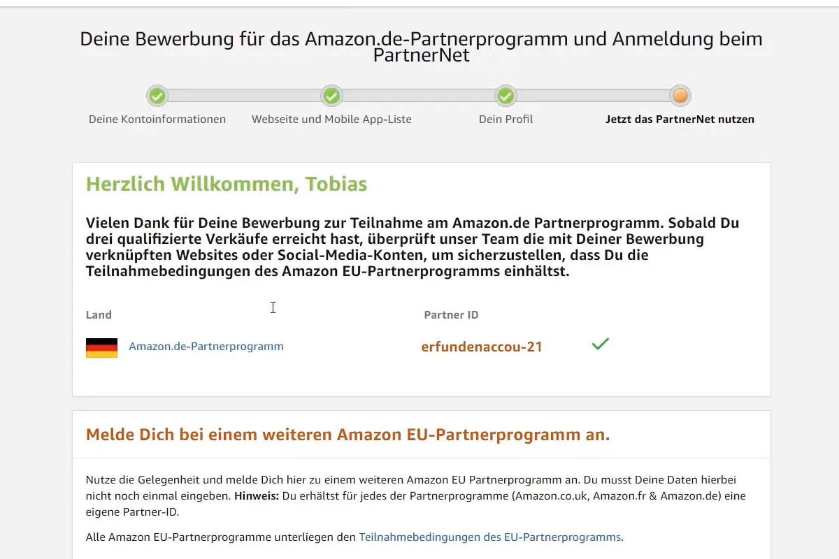 Affiliate-Marketing: 9.2 | Das Affiliate-Partnerprogramm bei Amazon