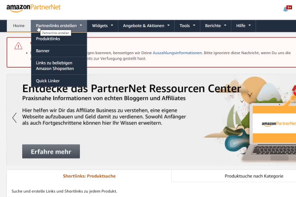 Marketing d'affiliation : 9.3 | Visite de la plateforme