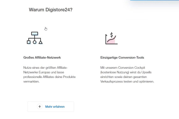 Marketing d'affiliation : 10.1 | Digistore - Aperçu & Inscription