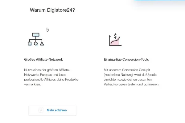 Affiliate-Marketing: 10.1 | Digistore – Überblick & Anmeldung