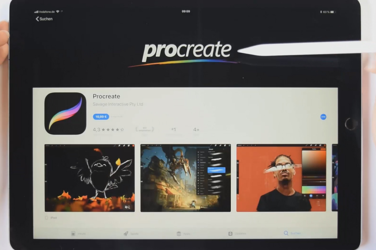 Tutorial su Procreate - Fondamenti per disegnare digitalmente su iPad: 1.2 | Accoppiare la Pencil e installare Procreate