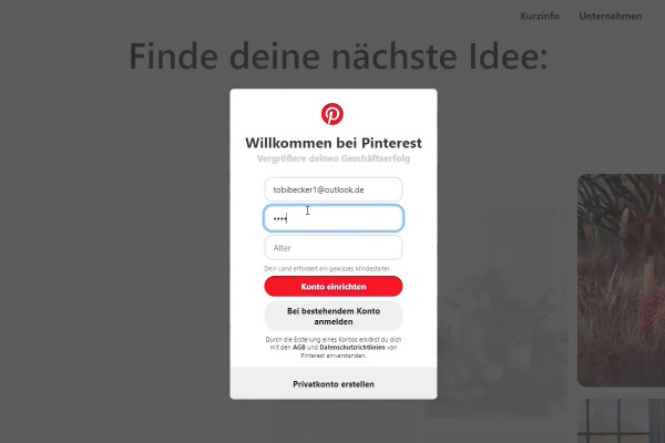 Marketing d'affiliation : 17.3 | Créer un compte Pinterest