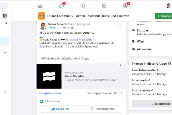 Marketing d'affiliation : 19.5 | Comment fonctionne le marketing d'affiliation avec un groupe FB ?