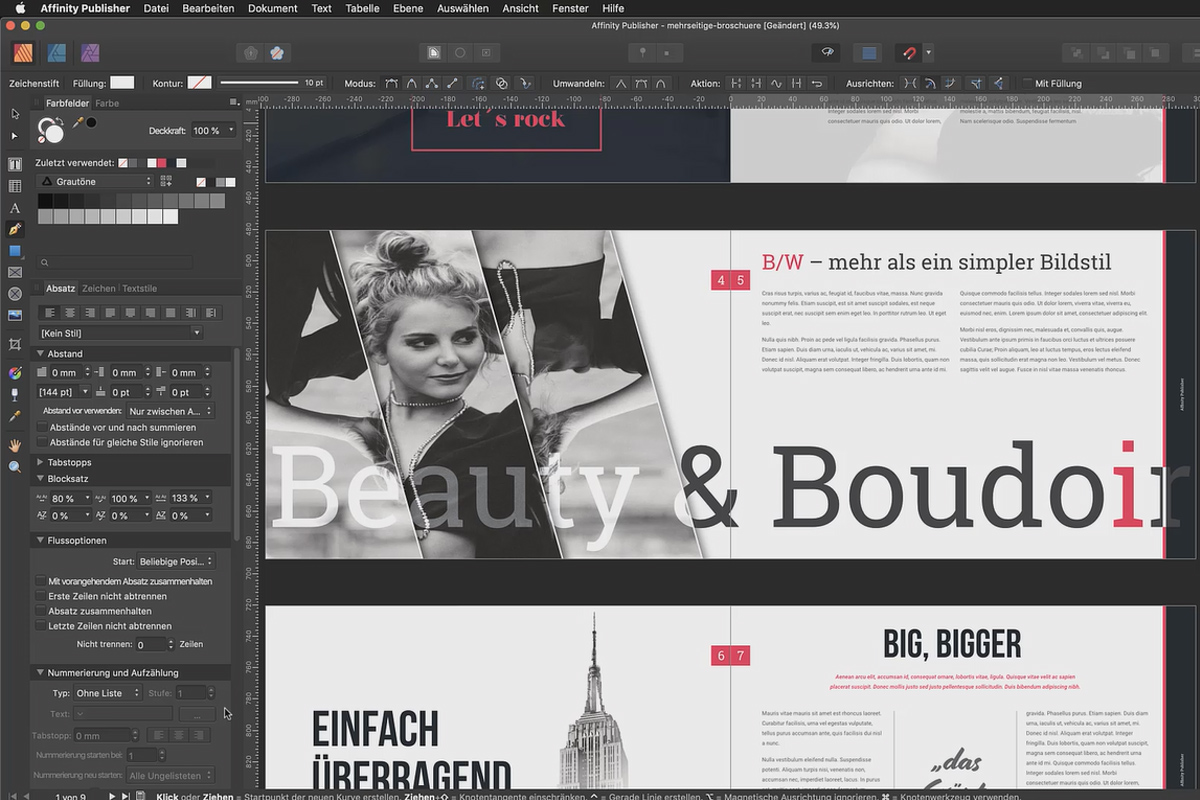 Affinity Publisher Basistutorial: 02 | Programma-indeling en werkruimte organiseren