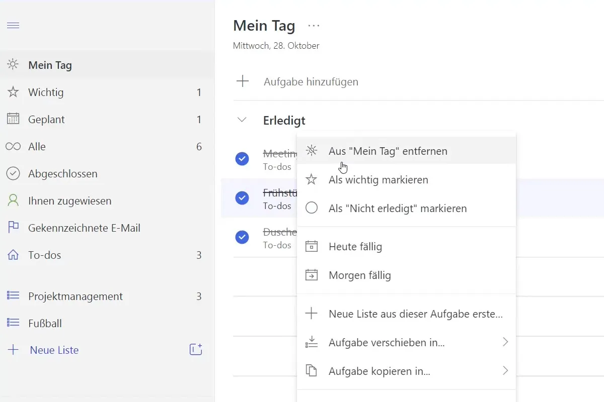 Microsoft To Do-Tutorial: 4.1 | Aufgaben priorisieren und organisieren