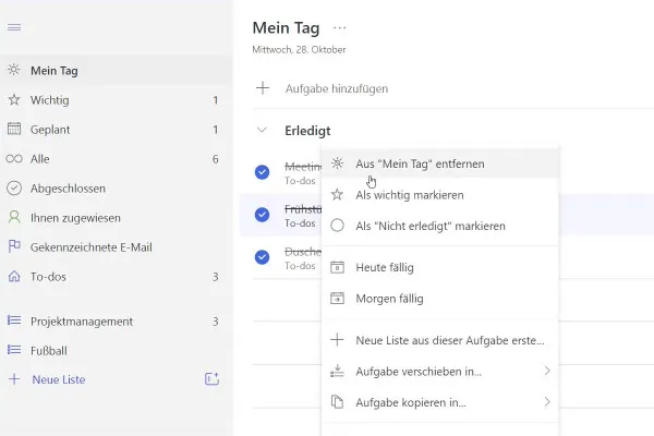 Microsoft To Do-Tutorial: 4.1 | Aufgaben priorisieren und organisieren