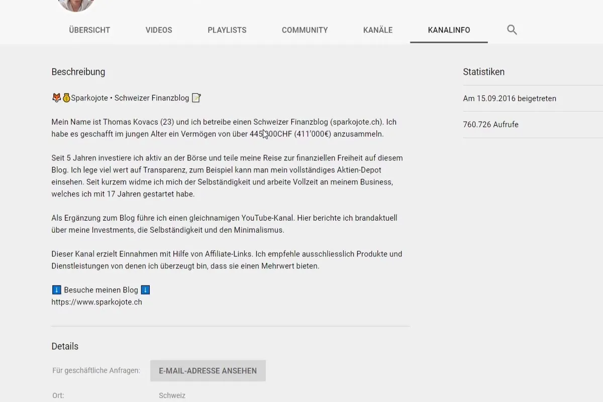 SEO per YouTube: 7.2 | Come dovrebbe apparire la descrizione del tuo canale YouTube?