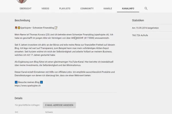 SEO per YouTube: 7.2 | Come dovrebbe apparire la descrizione del tuo canale YouTube?