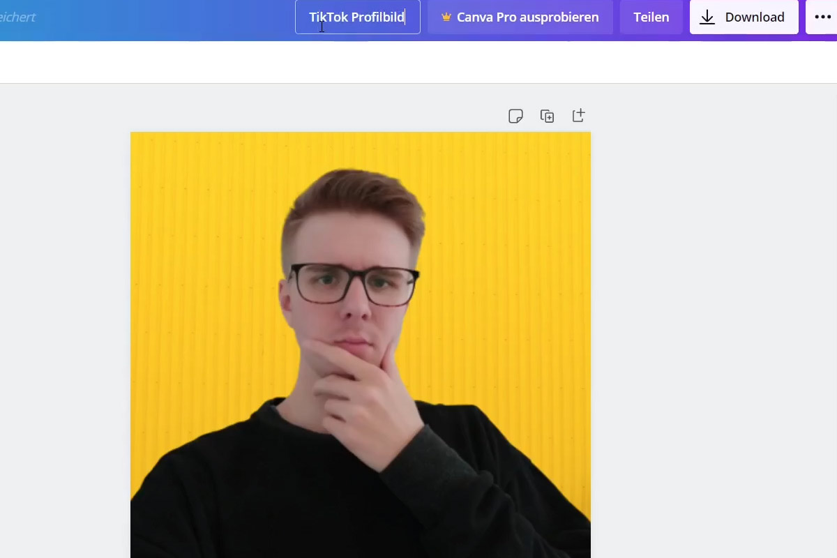 TikTok Pazarlama Kılavuzu: 5.1 | Canva ile ücretsiz TikTok profil fotoğrafı oluşturma