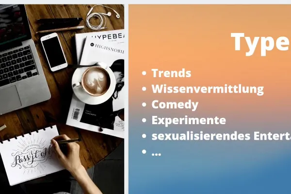 TikTok marketing tutorial: 5.3 | Content types on TikTok