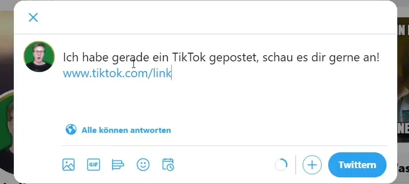 TikTok Pazarlama Kılavuzu: 12.6 | TikTok Profilini Tanıtma: Twitter