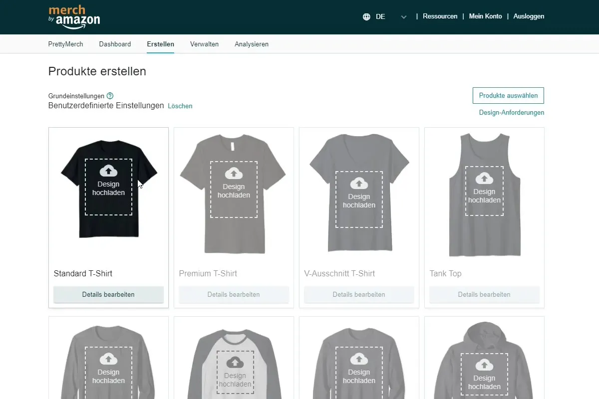 TikTok-Marketing-Tutorial: 17.8 | Merch by Amazon: Anmeldung