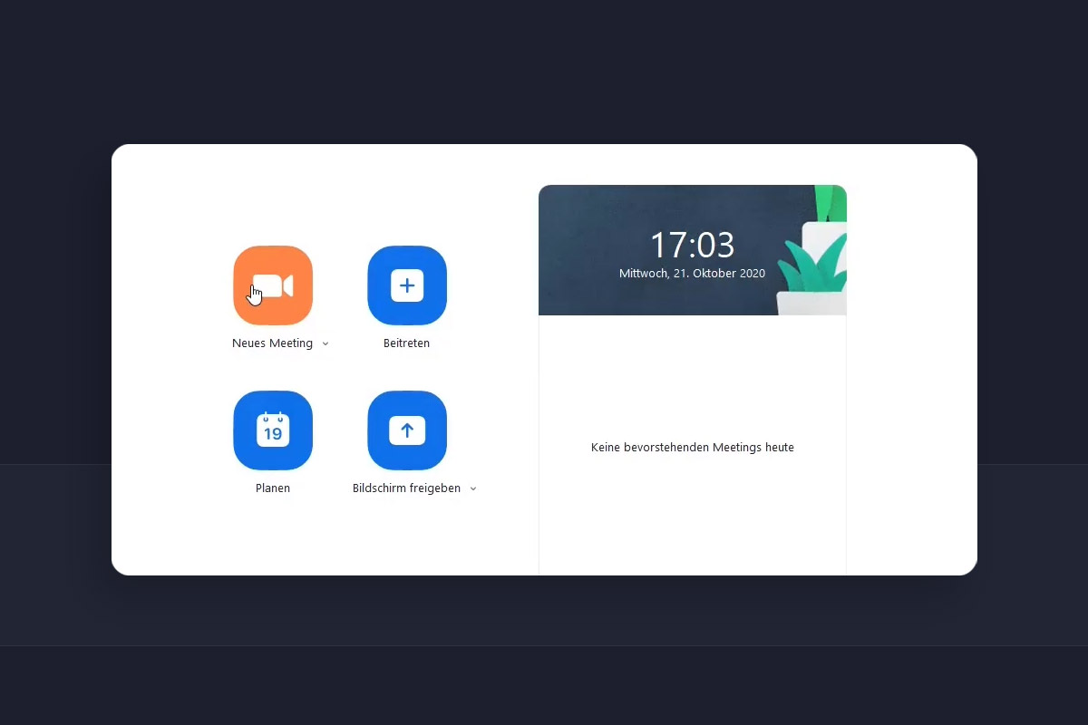 ZoomTutorial Videokonferenzen einrichten