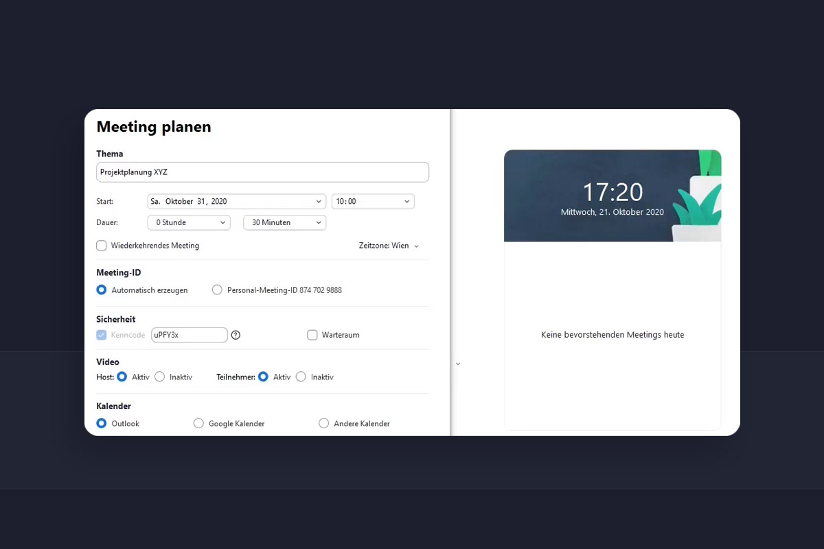 ZoomTutorial Videokonferenzen einrichten