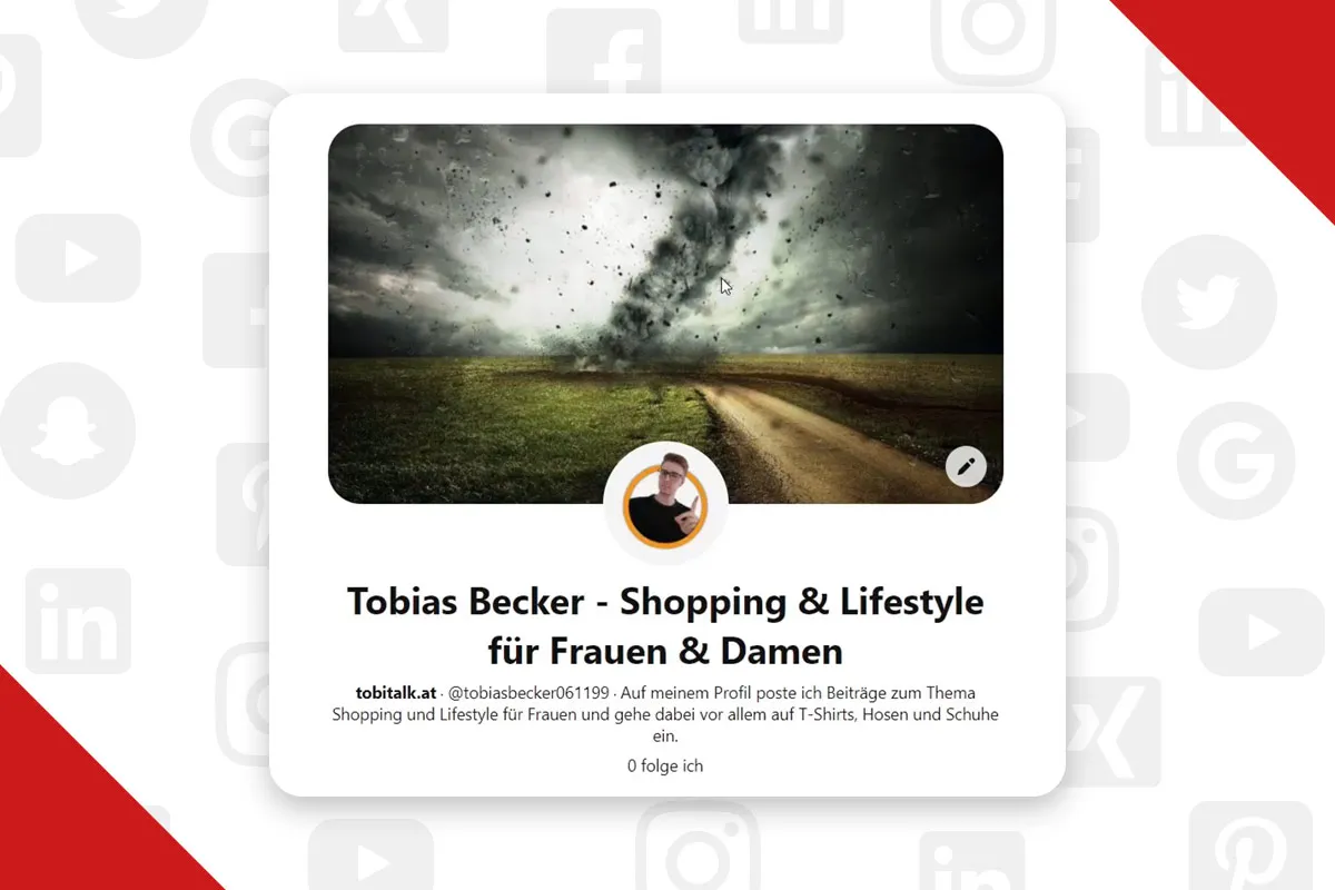 Pinterest-Marketing 2.2 | Profilbeschreibung, Profilbild, Coverbild