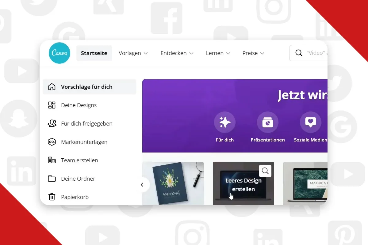Pinterest-Marketing 6.3 | Navigieren im Dashboard