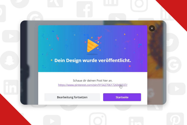 Pinterest-markedsføring 7.4 | Upload pins direkte via Canva