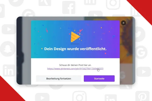 Pinterest-Marketing 7.4 | Pins direkt über Canva hochladen