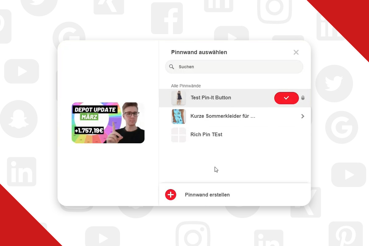 Pinterest-markkinointi 8.2 | Vaihtoehtoinen Napauta se -painike