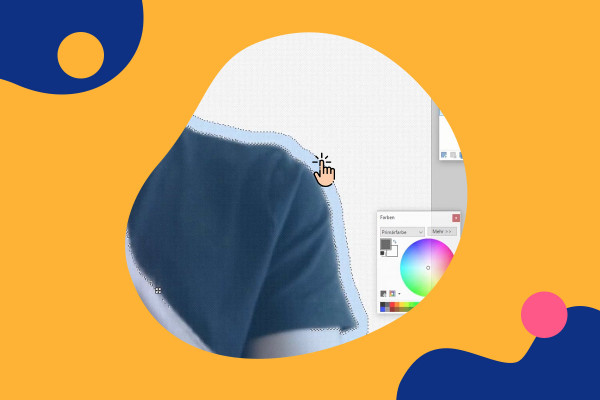 Paint.NET-Tutorial 4.1. | Klipp ut objekter med tryllestaven