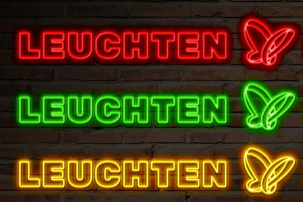 Neon-Styles für Photoshop: Leuchtende Konturen