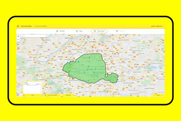 Snapchat-vejledning: 6.2 | Opsætning af Snapchat-geofilter