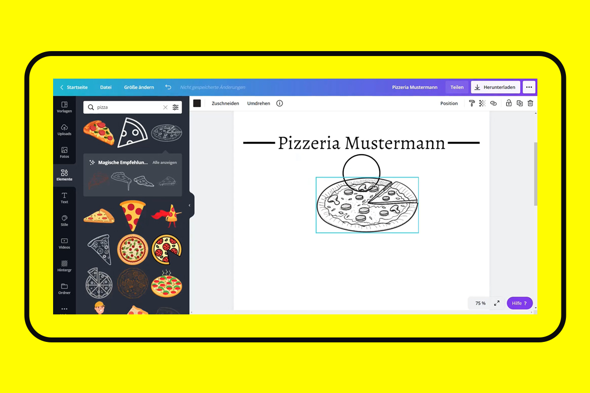 Snapchat-Tutorial: 6.1 | Snapchat Geofilter Canva görüntü düzenleme programı ile ücretsiz oluşturma