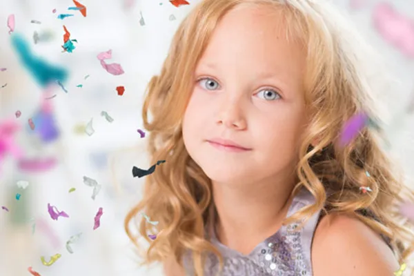 Colorful confetti pictures with transparent background - Version 1