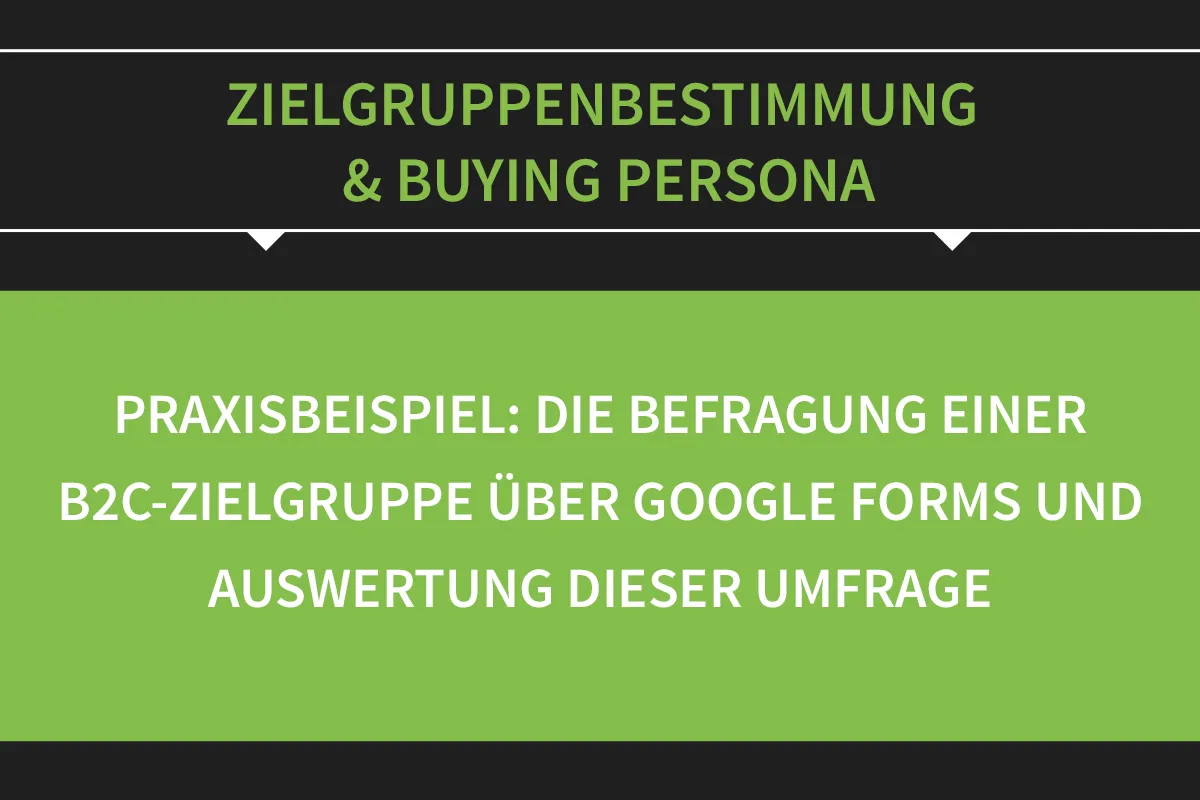 Zielgruppenbestimmung & Buying Persona: 04 | Praxisbeispiel Zielkundenbefragung