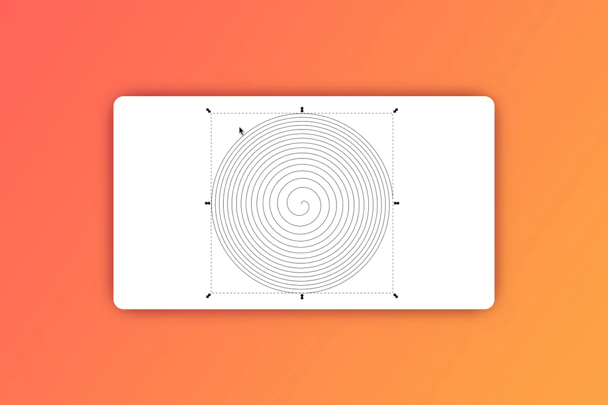 Inkscape-Tutorial 4.6 |  Spirale-Werkzeug