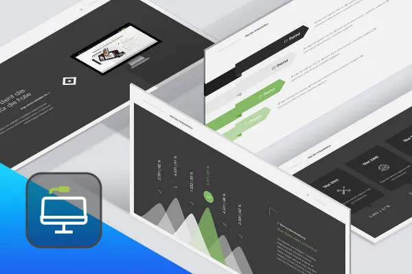 Modello di presentazione "Fly" per Keynote