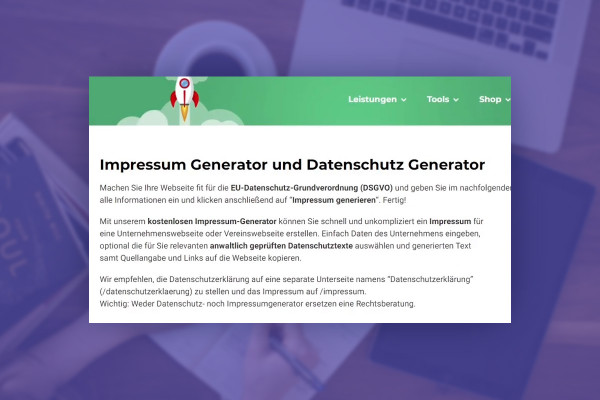 Elementor for WordPress: 3.6 | Create imprint