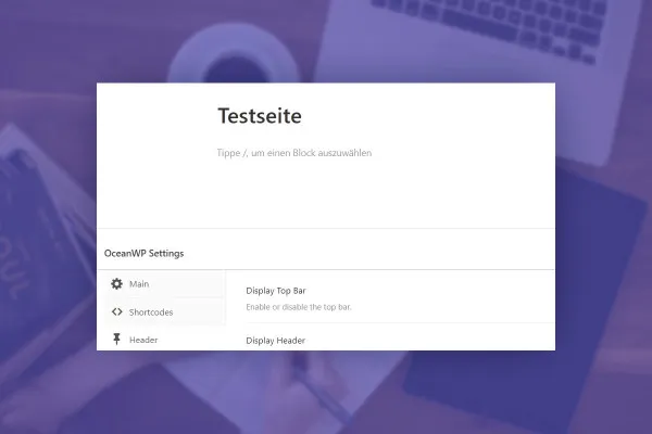 Elementor pro WordPress: 7.1 | Příprava a nastavení stránek s OceanWP