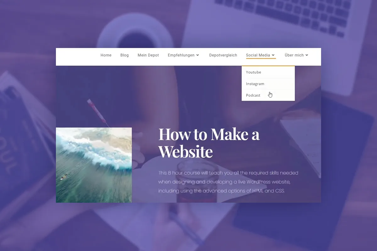 Elementor pro WordPress: 22.1 | Vytvoření menu vašeho webu
