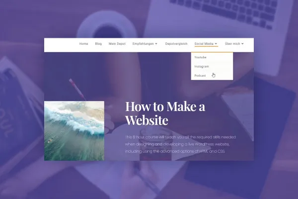 Elementor pro WordPress: 22.1 | Vytvoření menu vašeho webu