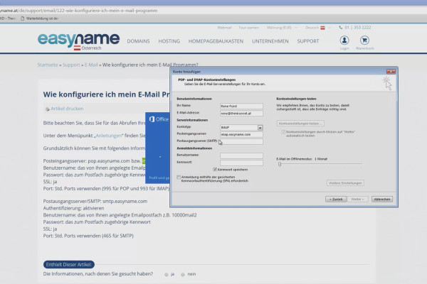 Bedre i Outlook: Bliv en Office-helt - 03 opsæt e-mail-konto.