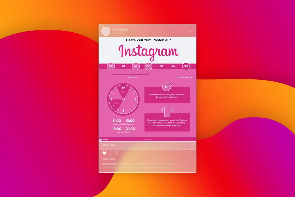 Instagram pazarlama: 17.4 | Her gün en iyi zamanlarda yeni yayınlar yapın.