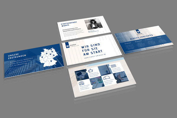 Presentation template for PowerPoint: Layouts for convincing slides - Version 2