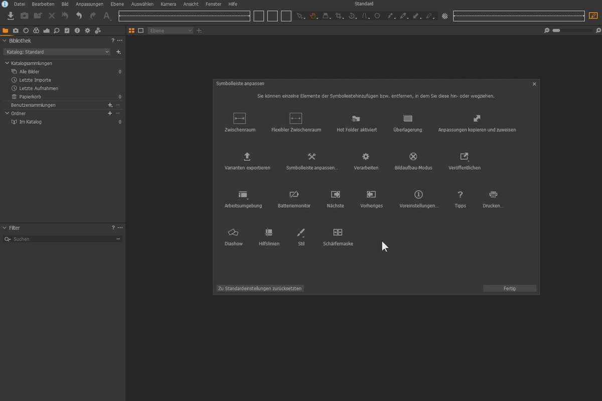 Capture One Pro-Zelfstudie: 1.2 | Eigen werkruimte