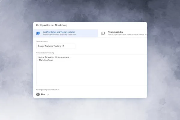 Google Analytics-vejledning: 13.4 | Publicer container