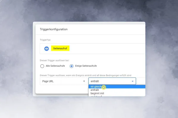 Google Analytics-tutorial: 15.3 | Opret udløser for bestemt sidevisning