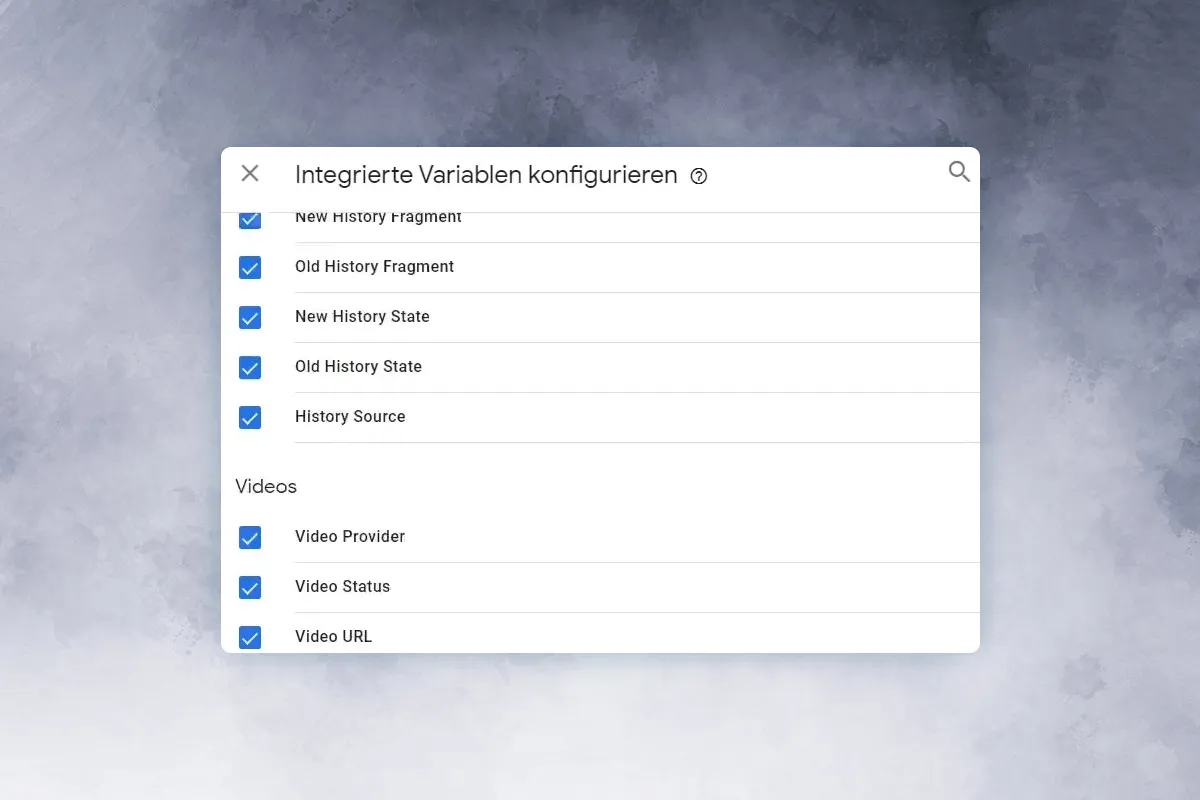 Google Analytics-Tutorial: 16.1 | Oversigt over variablerne