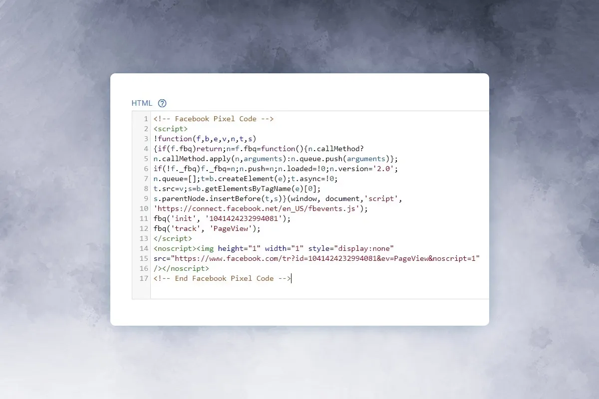 Google Analytics-vejledning: 19.1 | Tilføj Facebook-tag (via brugerdefineret HTML-tag)