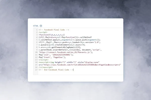 Google Analytics-vejledning: 19.1 | Tilføj Facebook-tag (via brugerdefineret HTML-tag)