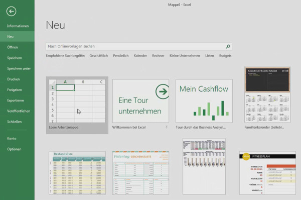 Excel basics - Introduction for beginners: 03 The user interface