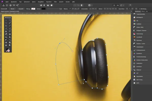 Affinity Photo로 추출하기: 03 | 펜 도구